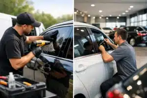 Mobile Versus Dealership Tinting Compared