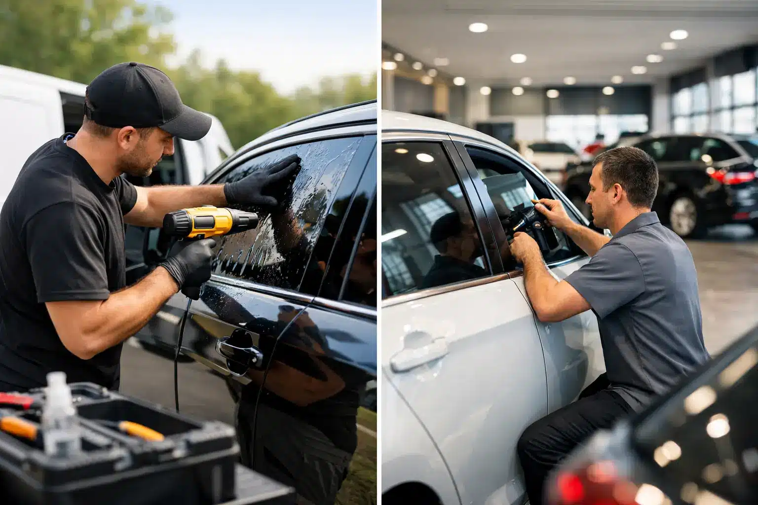 Mobile Versus Dealership Tinting Compared