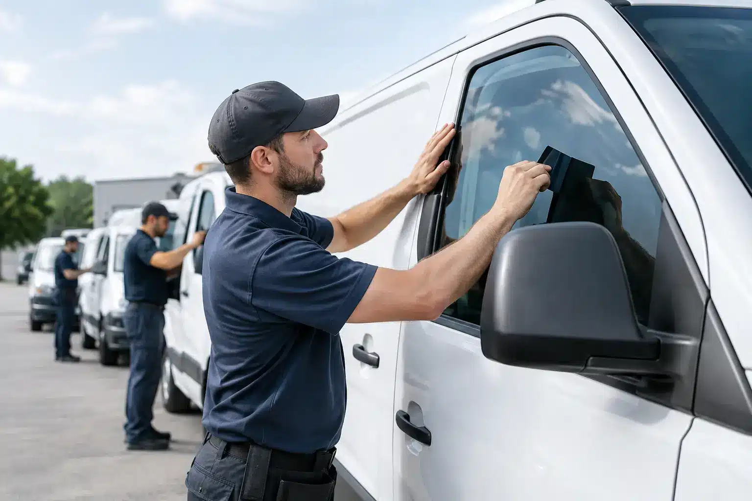 Fleet Vehicle Tinting for Hardworking Crews